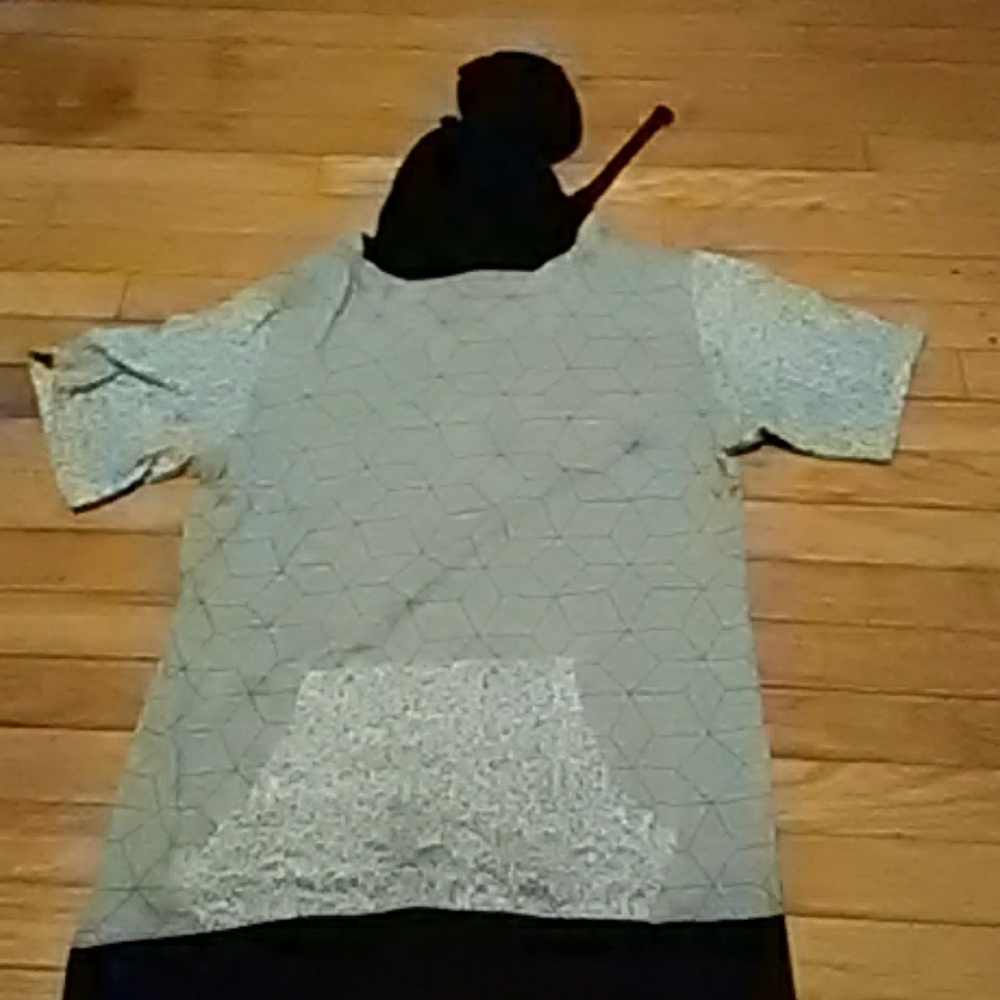 Short sleeve cloth poncho